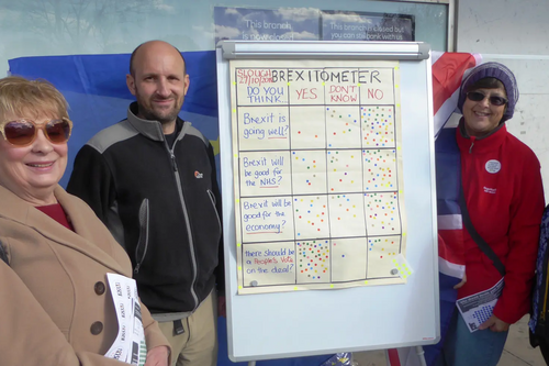 Brexitomter in Langley shows strong support for a People's Vote