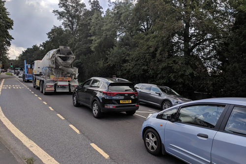 Traffic in East Grinstead