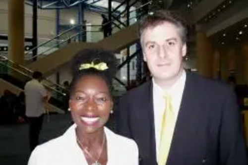 Floella Benjamin OBE and David Goodall