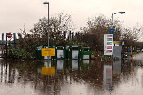 Flooding has caused many problems 