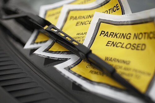 picture of parking tickets