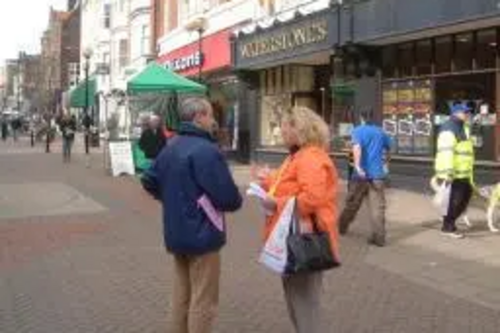 Tania Exley-Moore in Scarborough's Westborough