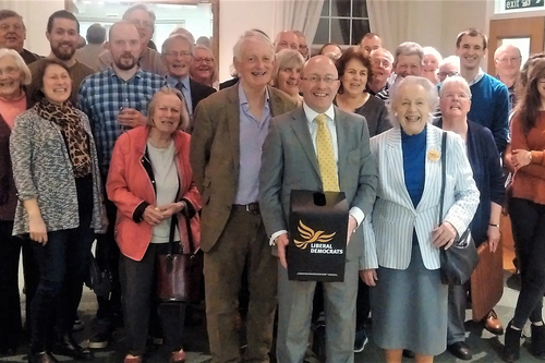 Robert Eggleston our Mid Sussex Parliamentary Candidate and local party members