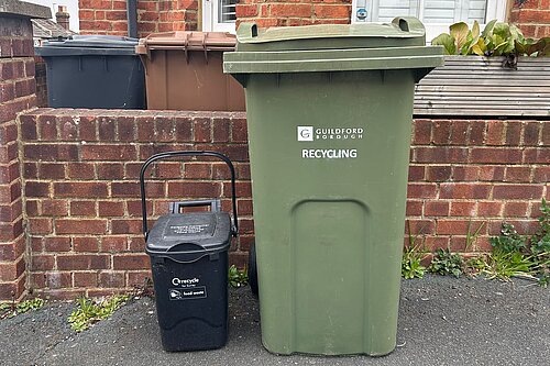 Guildford Borough Council Recycling Bins