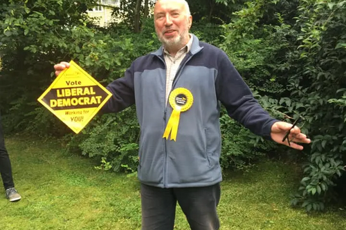 Ethandune by-election Lib Dem council candidate Alan Rankin