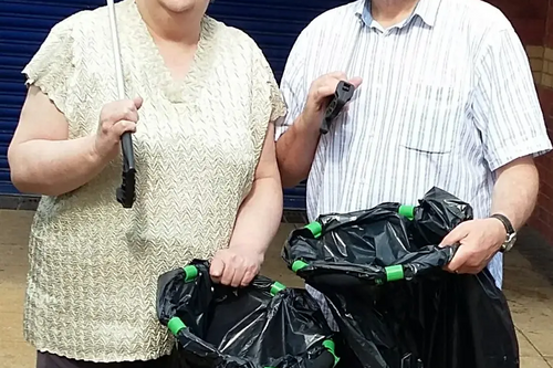 Fawdon litter pick