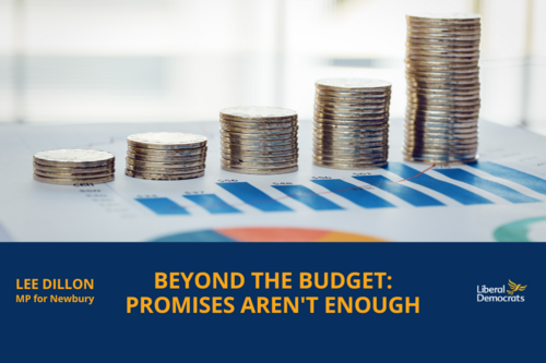 Lee Dillon Budget Response