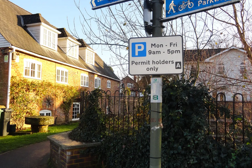 Pippbrook Mill footpath