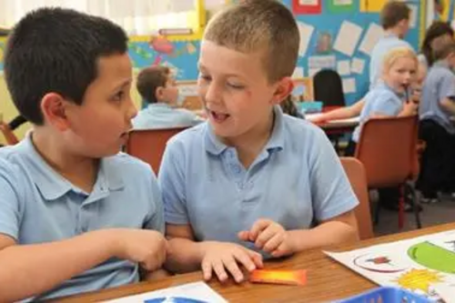 Children at school