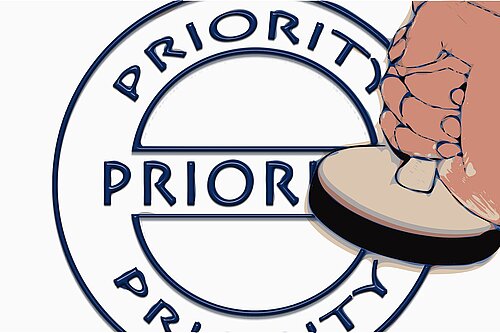 Priority stamp
