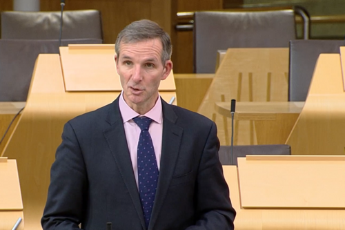 Liam McArthur speaks at Social Justice Portfolio Questions