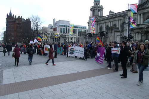 Equal Marriage Demo Belfast 28 March 2014