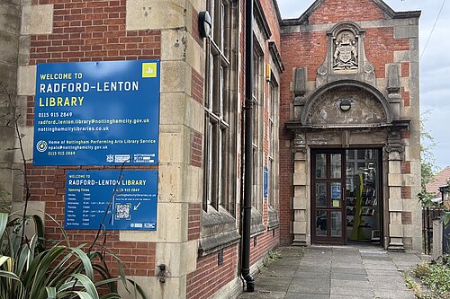 Radford-Lenton Library in Nottingham