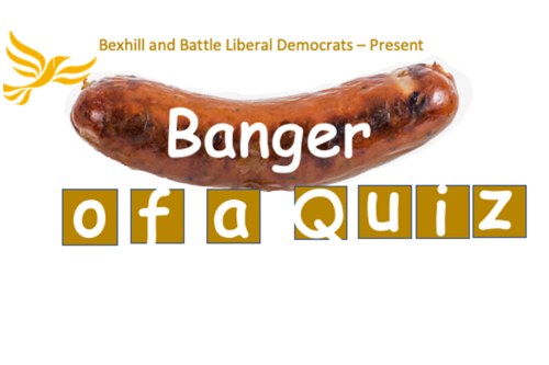 Heading image for the Banger of a Quiz event