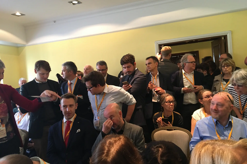 Crowds at a training session LD Conference 2017