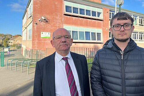 Lib Dem councillors at Fox Covert Primary