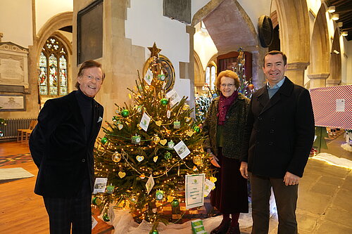 Calum Miller MP with Rachael and Ian Scott-Hunter