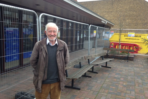 Campaigner Bob Howes - Delighted to see Council is investing in library which was threatened with closure.