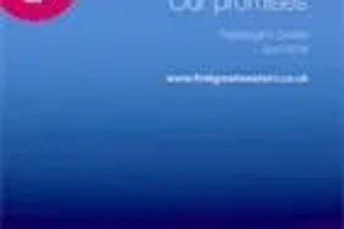 First Great Western Passengers Charter Cover