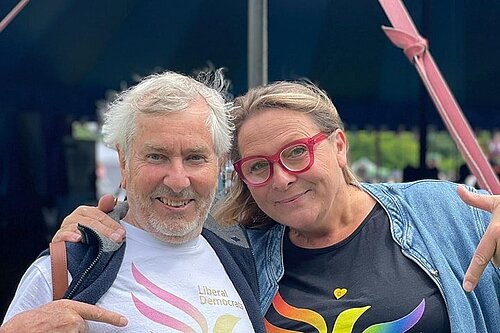 Plymouth Lib dems at pride 