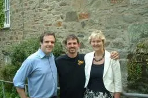 Mathew, Joe and Terrye, St. Agnes, Aug 2008