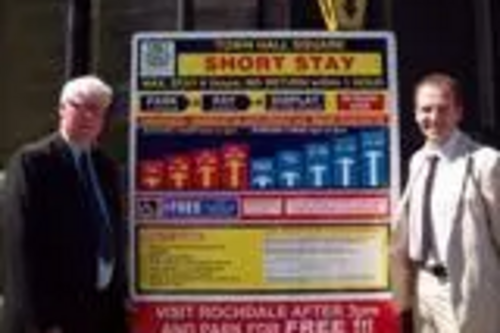 Rochdale MP Paul Rowen alongside Councillor Greg Couzens