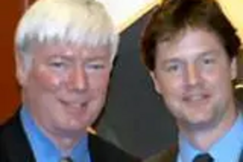 Paul Rowen MP with Lib Dem Leader Nick Clegg - Both Supporting Christies