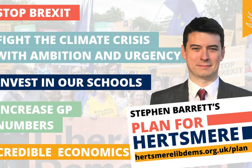 Stephen Barrett's Plan for Hertsmere