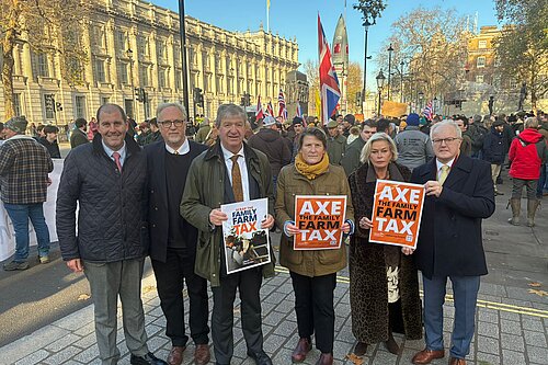 Rachel Gilmour MP campaigns in Westminster 