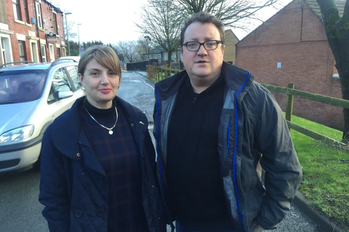 Andy and Kitt back university courses in Rochdale