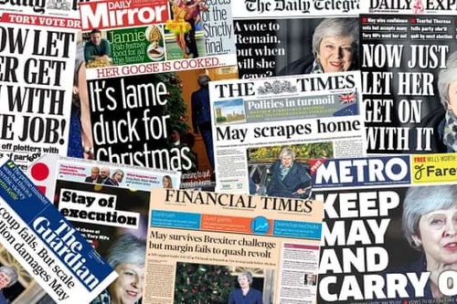 Newspapers 13 Dec 2018
