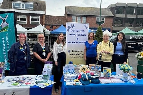 Dementia Action Week Stand in Rayleigh High Street