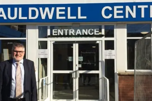 Mayor Dave Hodgson at the new Urgent Treatment Centre