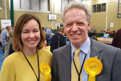 Marie Goldman and Stephen Robinson