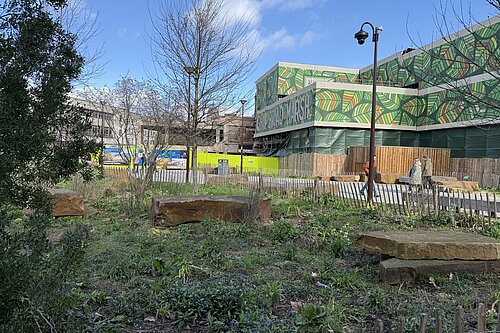 The "Green Heart" in the Broad Marsh area of Nottingham