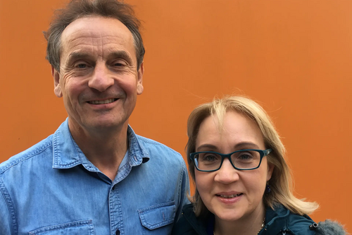 Chris Davies and Jane Brophy