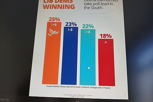 Lib Dems take lead in poll