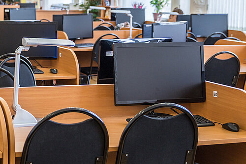 Computers in classroom