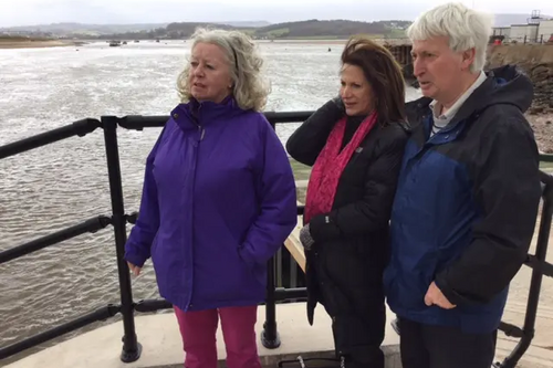 Baroness Featherstone with Councillors Eileen Wragg and Tim Dumper