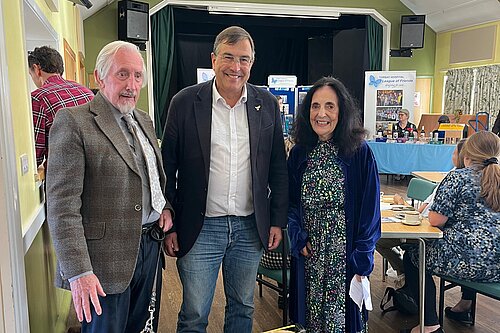 Image of Martin with fundraisers